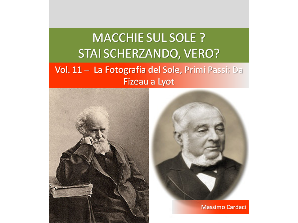 Libro sulla Stora della Scoperta delle macchie Solari - Volume 11